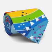 Regenboogstropdas Stropdas (Opgerold)