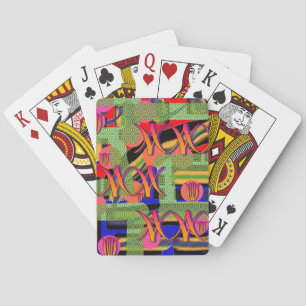 Regenboogsymbolen pokerkaarten