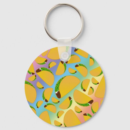 Regenboogtacos Sleutelhanger (Voorkant)