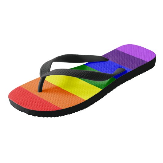RegenboogTeenslippers Teenslippers (Schuin)