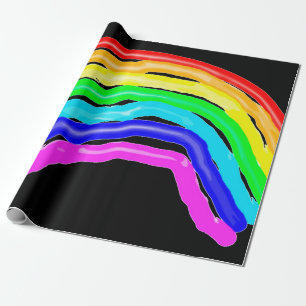 Regenboogtekening Cadeaupapier