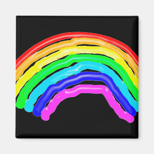 Regenboogtekening Magneet