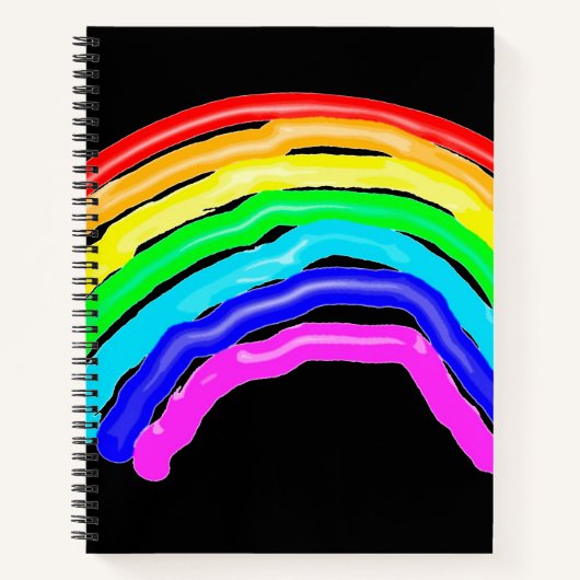 Regenboogtekening Notitieboek (Voorkant)