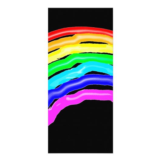 Regenboogtekening Reclamekaart (Voorkant)