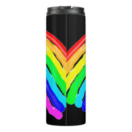 Regenboogtekening Thermosbeker