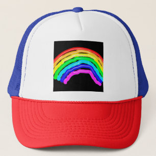 Regenboogtekening Trucker Pet