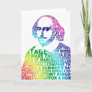 Regenboogtekst Shakespeare Kaart