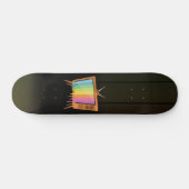 Regenboogtelevisie Skateboard (Horizontaal)