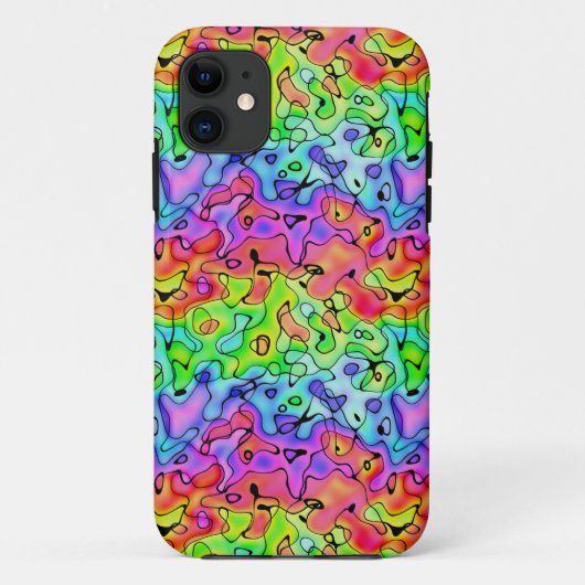 Regenboogtextuur Case-Mate iPhone Case (Achterkant)