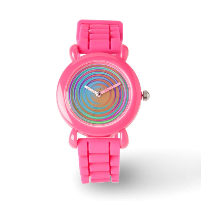 regenboogtin horloge (Voorkant)