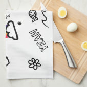 Regenboogtorchon Theedoek (Quarter Fold)