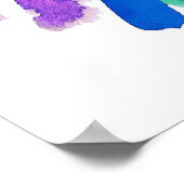 regenboogtreinposter poster (Hoek)