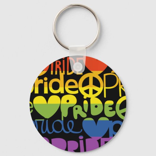 regenboogtrots sleutelhanger (Voorkant)