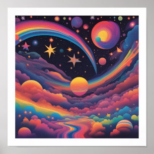 Regenbooguniversum Poster