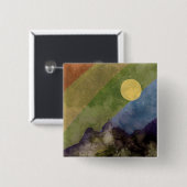 Regenbooguniversum Vierkante Button 5,1 Cm (Voorkant /achterkant)