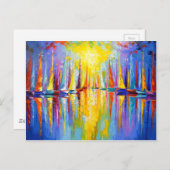 Regenboogvaartuigen Briefkaart (Voorkant / Achterkant)