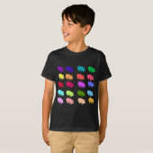 Regenboogvarkens T-shirt (Voorkant volledig)