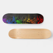 Regenboogvector Skateboard (Horizontaal)