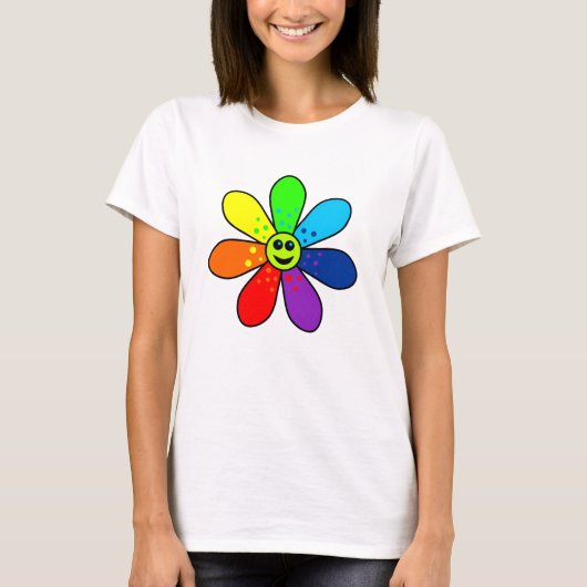 Regenboogventiel T-shirt (Voorkant)