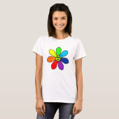 Regenboogventiel T-shirt (Voorkant volledig)