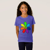 Regenboogventiel T-shirt (Kind) (Voorkant volledig)