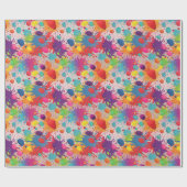 Regenboogverf Cadeaupapier (Vlak)