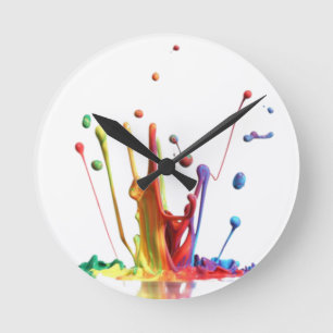 Regenboogverf Ronde Klok