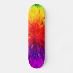 Regenboogverf Skateboard