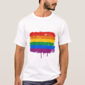 Regenboogverf T-shirt (Voorkant)