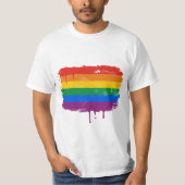 Regenboogverf T-shirt (Voorkant)