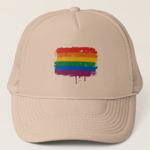 Regenboogverf Trucker Pet
