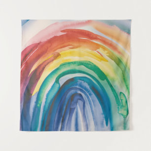 Regenboogverf Wandkleed