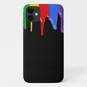 Regenboogverfkleppen iPhone 11 Hoesje