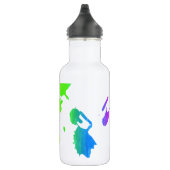 Regenboogverfsplaat Waterfles (Rechts)