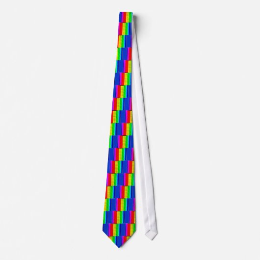 regenboogverlichting stropdas (Voorkant)