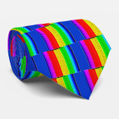regenboogverlichting stropdas (Opgerold)