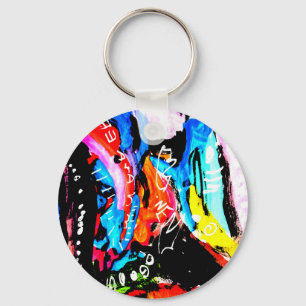 Regenboogvermengd Sleutelhanger