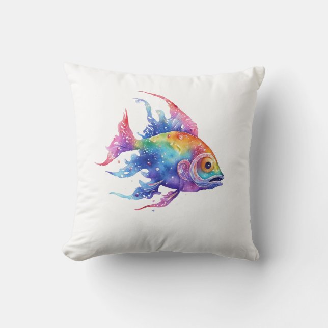Regenboogvis 3 Klein Kussen (Voorkant)