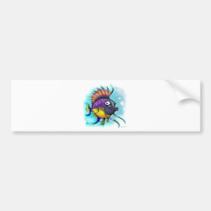 Regenboogvis Bumpersticker