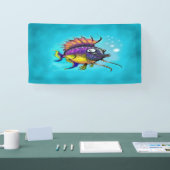 Regenboogvis Poster Spandoek (Beurs)