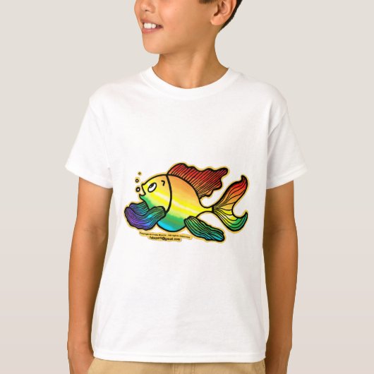 Regenboogvis T-shirt (Voorkant)
