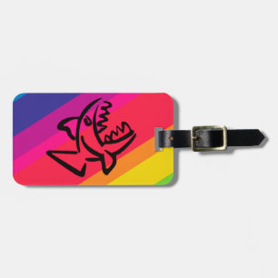 Regenboogvissen Bagagelabel