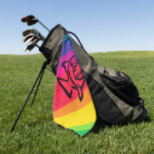 Regenboogvissen Golfhanddoek (Groen)