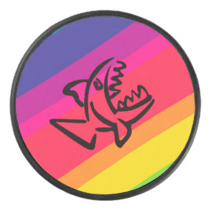 Regenboogvissen Hockey Puck