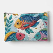 Regenboogvissen in het onderwater etui (Achterkant)