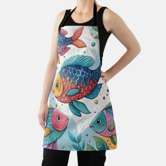 Regenboogvissen in het onderwater schort (Insitu)