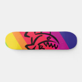 Regenboogvissen Skateboard (Horizontaal)