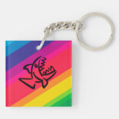 Regenboogvissen Sleutelhanger (Achterkant)
