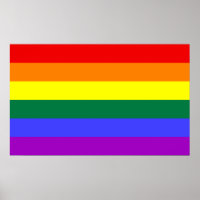 Regenboogvlag afdrukken