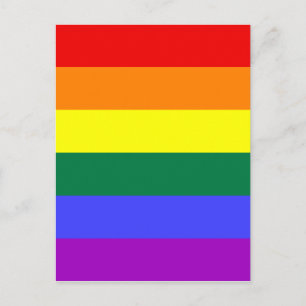 Regenboogvlag Briefkaart